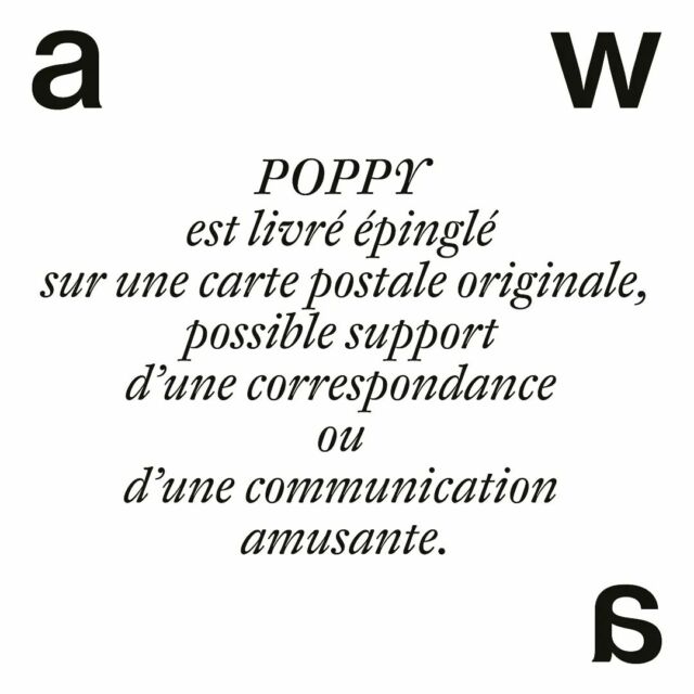 #poppy pour une action mailing amusante #poppybroche #awapoppy #awa